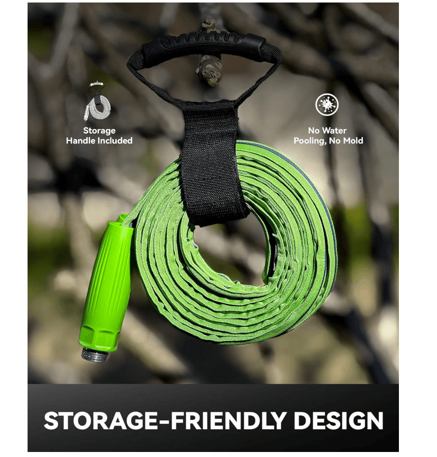 RAINPOINT Garden Hose 25FT, 3/4" Fittings