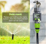 Digital irrigation water meter with flip screen display