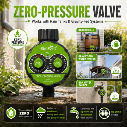 RainPoint Free Flow Water Timer