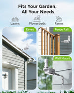 Adjustable rainfall sensitivity settings on RainPoint rain sensor