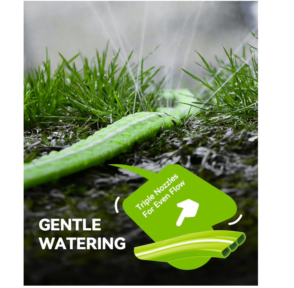 RAINPOINT Sprinkler Hose with Holes 100FT(50FT, 2Pack)